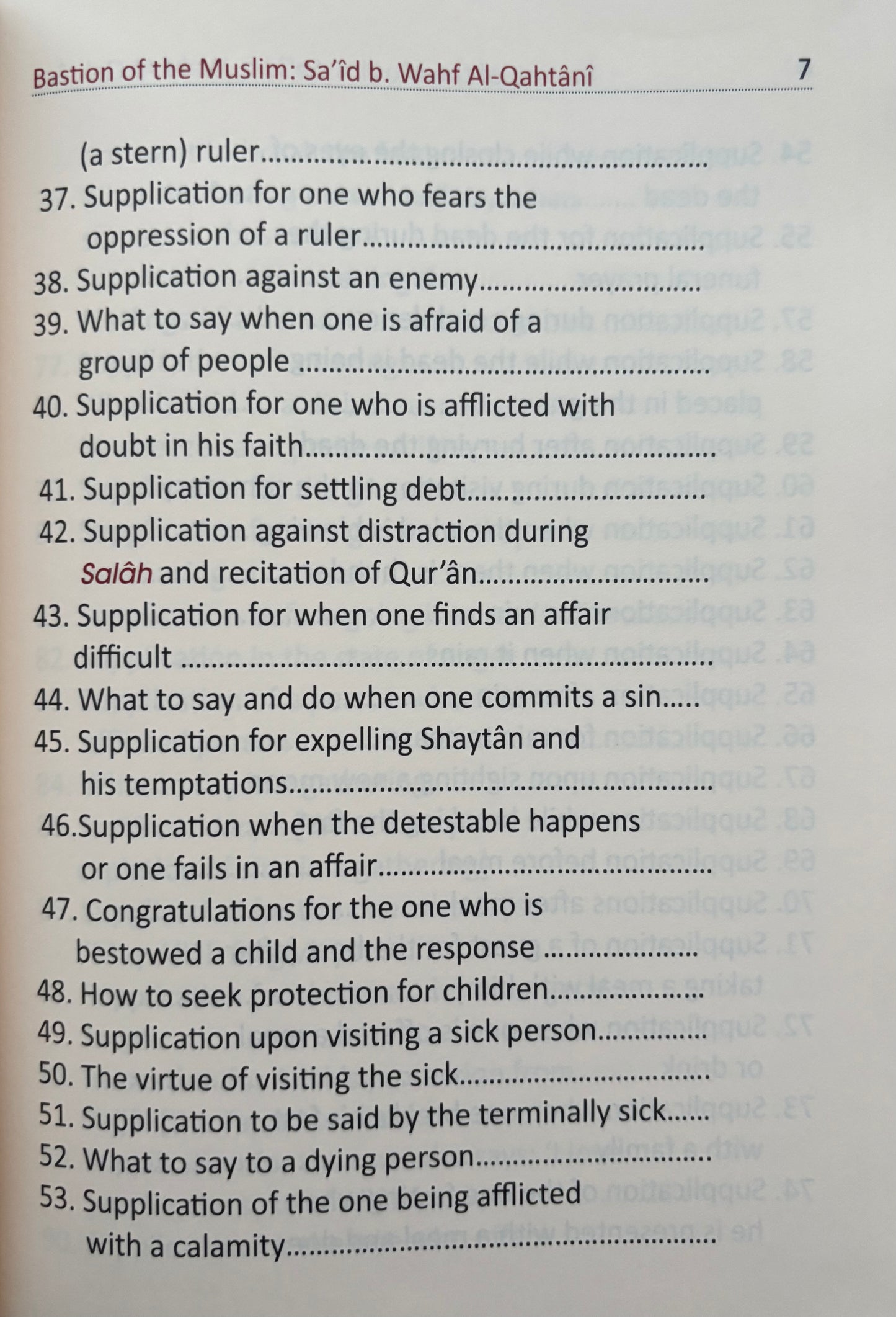 Fortress of The Muslim - Hisnul Muslim (Dua Book)