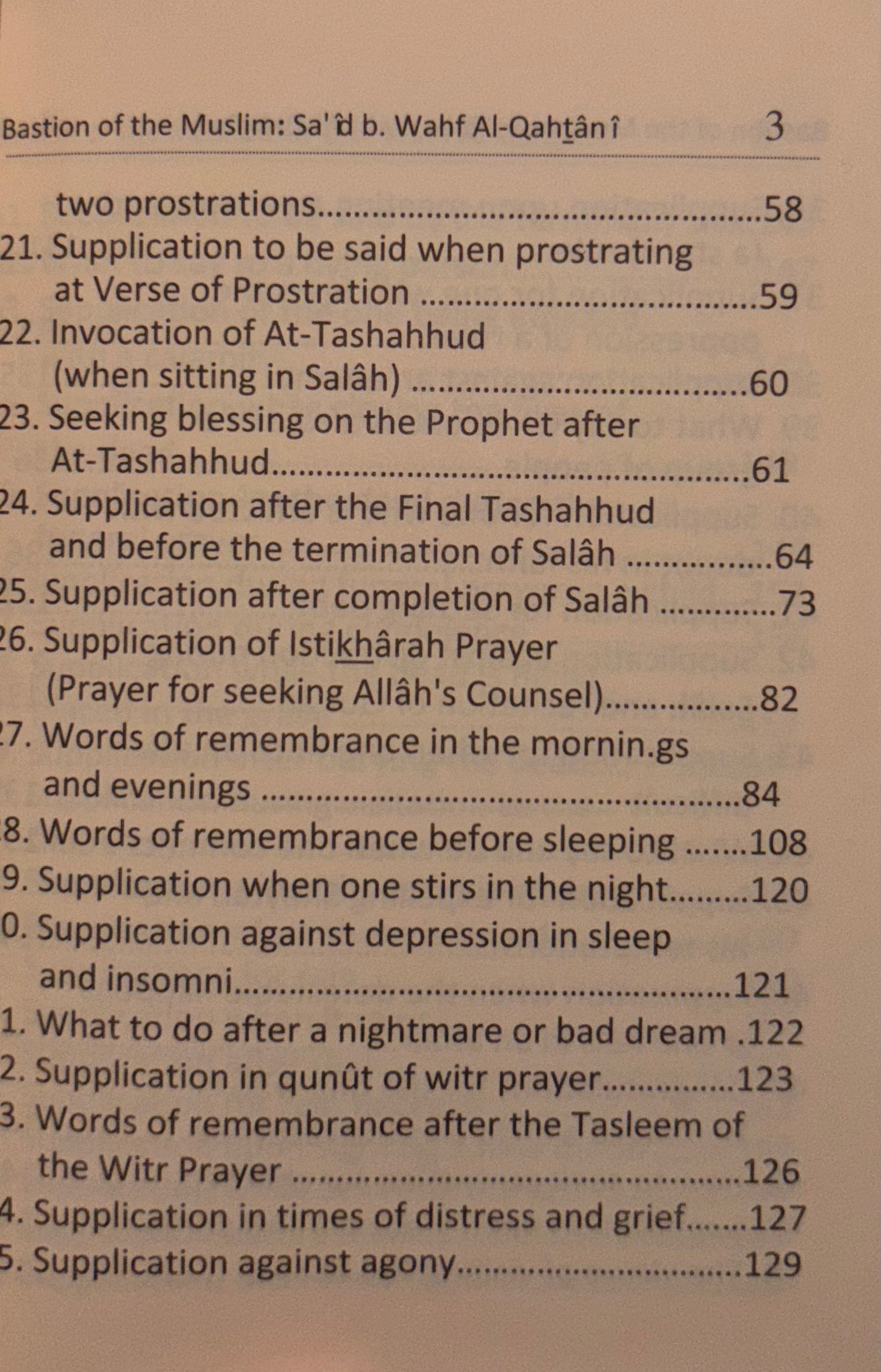 Fortress of The Muslim - Hisnul Muslim (Dua Book) - Pocket Size