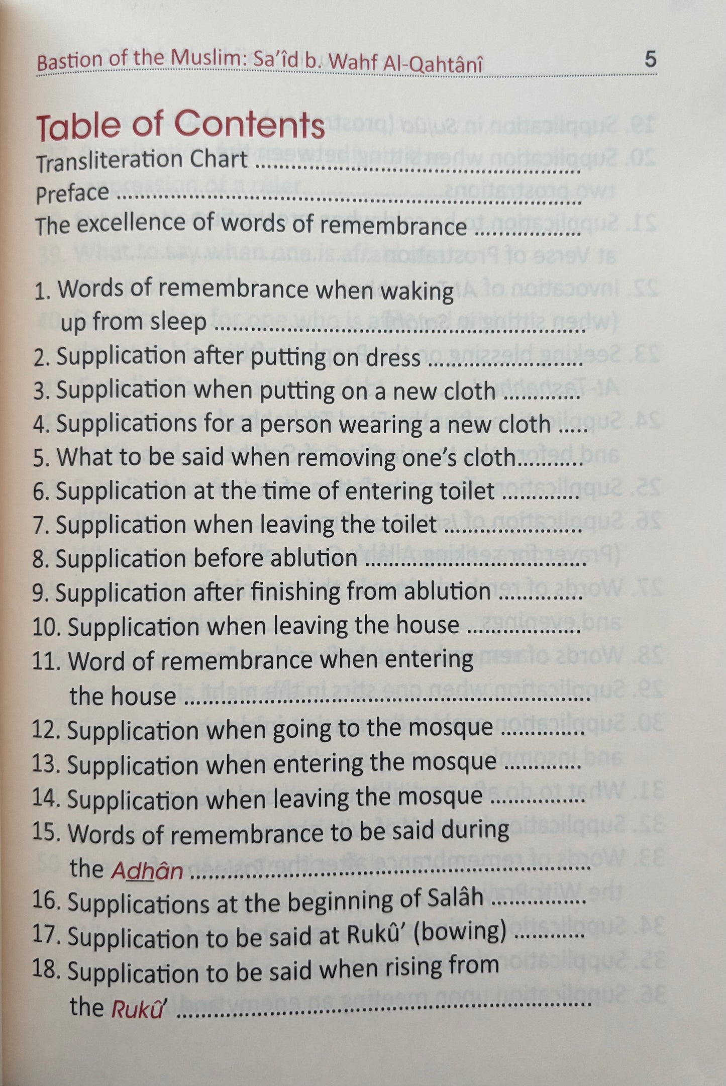Fortress of The Muslim - Hisnul Muslim (Dua Book)
