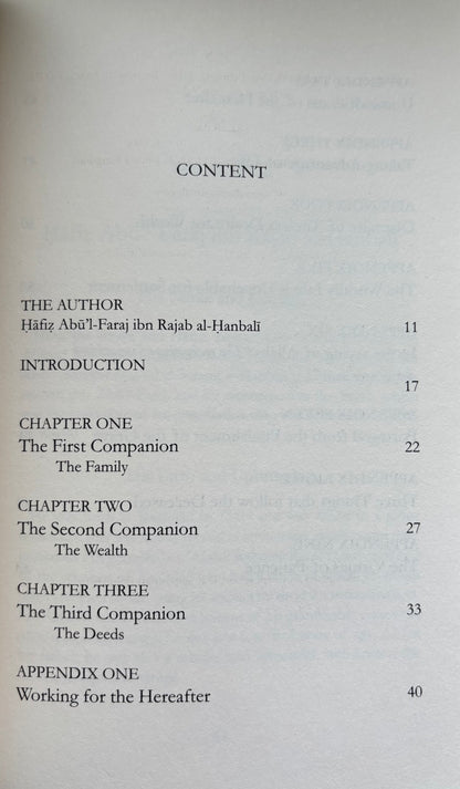 The Three That Follow To The Grave - Imam Ibn Rajab