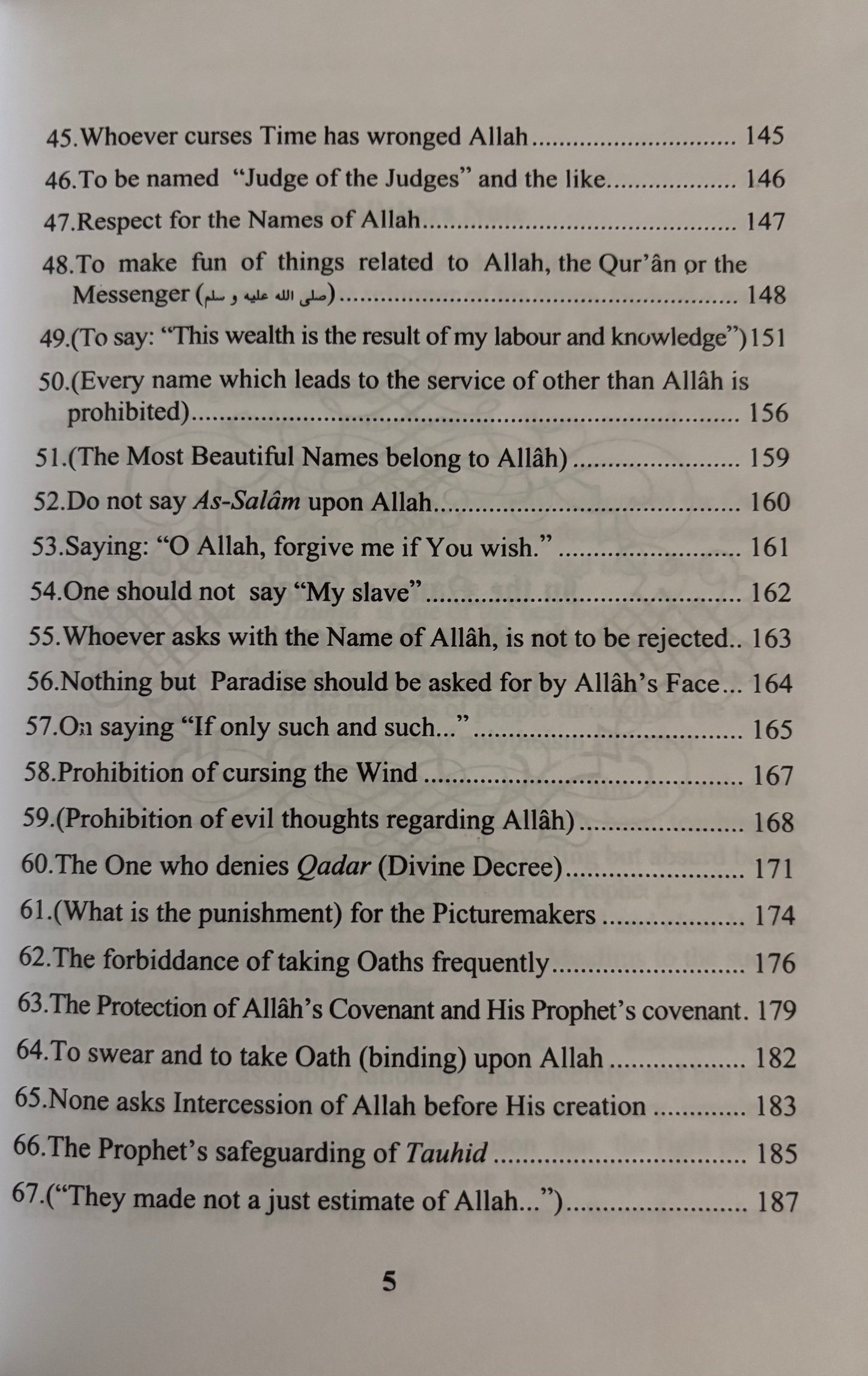 Kitab At Tawheed  (The Book of Monotheism) - Sheikh Abdul Wahhab