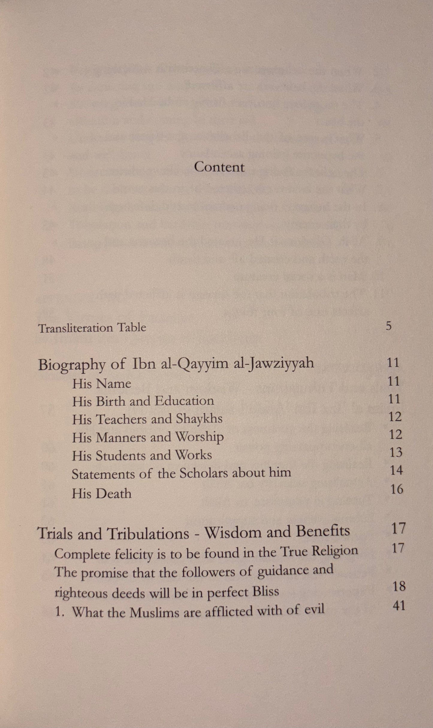 Trials & Tribulations - Imam Ibn Qayyim