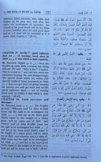 Sahih Bukhari - Summarized version (medium)